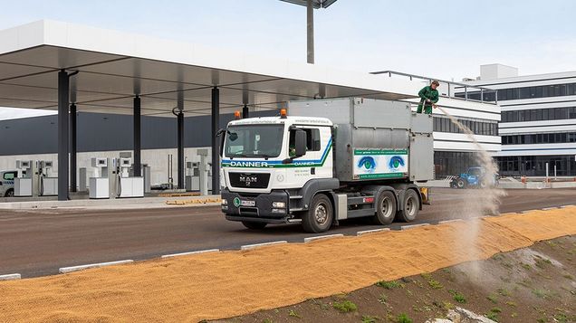 Danner Landschaftsbau, Aufspritzbegrünung, Oberthan, Firmenzentrale